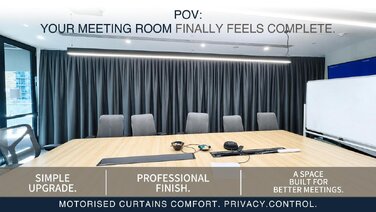 POV: Your meeting room finally feels complete.